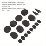 18Pcs Heated Basalt Massage Stones With Warmer Box - Image 4
