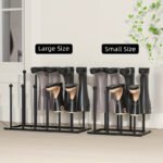 Black Metal Shoe Rack Organizer for Entryway - Image 2