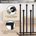 Black Metal Shoe Rack Organizer for Entryway - Image 5