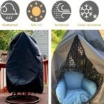 Heavy-Duty Hanging Egg Chair Cover with Zipper Closure - Image 2