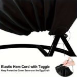 Heavy-Duty Hanging Egg Chair Cover with Zipper Closure - Image 5