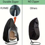 Heavy-Duty Hanging Egg Chair Cover with Zipper Closure - Image 6