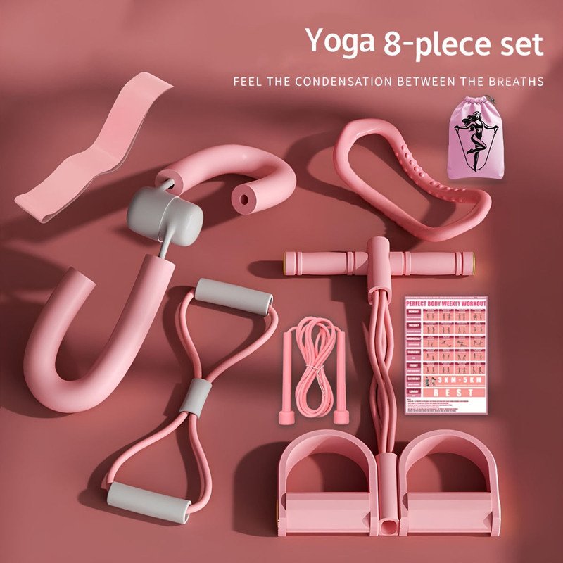 V1142-LP601099622602976-202602031606-00 Yoga Pilates Fitness Set with Accessories (8pcs) - Image 1