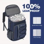 Insulated Sports Backpack 35-Can Blue - Image 3