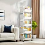 Mobile Bookshelf Office Cart (5-Tier) - Image 2