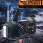 Emergency Radio Solar Hand Crank USB Power Bank - Image 2