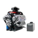 V8 Engine Simulation Model Blocks