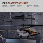 Remote Control Helicopter with Altitude Lock for Kids - Image 4