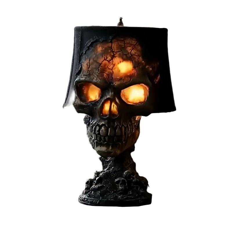 V1142-LP601101980441191-202601271516-00 Lava Skull Lamp USB Halloween Night Light - Image 1