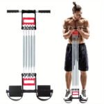 1Pc Multifunctional Spring Pedal Puller Fitness Tensioner(Black) - Image 3