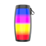 LED Lights Speaker with Powerful Bass Black - Image 3