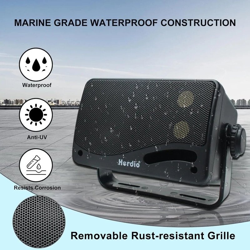 V1142-OBA1005007476743550-202603021336-00 3-Way Waterproof Wall Mount Speakers Black - Image 1