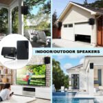 3-Way Waterproof Wall Mount Speakers Black - Image 3