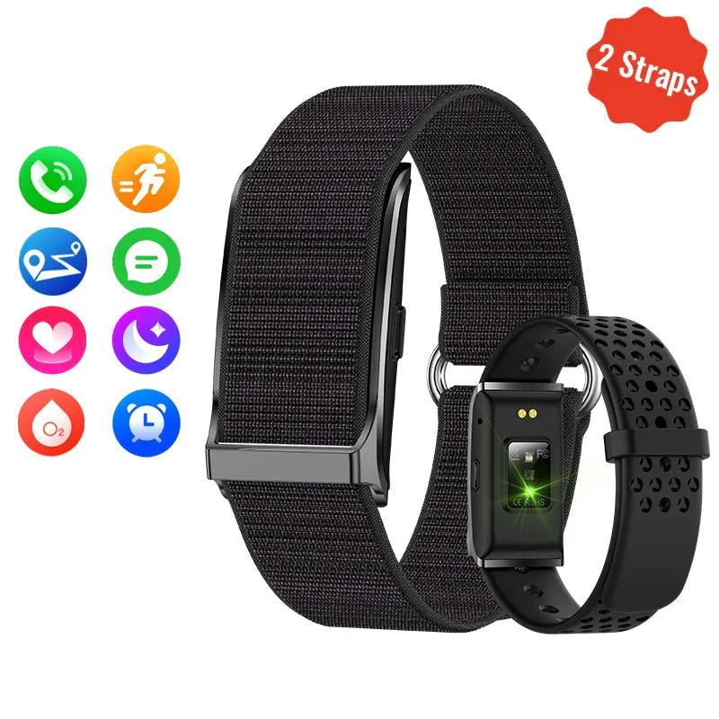 V1142-OBA1005008353826856-202603021341-00 Smart Fitness Bracelet with 24H Heart Rate Black - Image 1