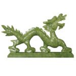 Feng Shui Elegance: Chinese Zodiac Dragon Jade Ornaments - Image 3