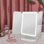 Trifold LED Makeup Mirror Beauty Lights - Image 3