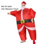 Santa Costume Self-Expanding Christmas Suit - Image 4
