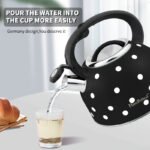 Whistling Tea Kettle Stainless Steel Stovetop (2.5L) - Image 4