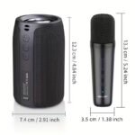 Wireless Speaker with Dual Karaoke Microphones - Image 2