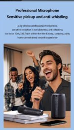 Wireless Speaker with Dual Karaoke Microphones - Image 4