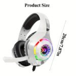 Gaming Headset with Mic & LED Lights - Image 3