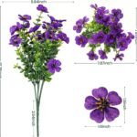 7 Heads 35 Mesh Eucalyptus Violet Colored 21 Bunches - Image 10