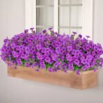 7 Heads 35 Mesh Eucalyptus Violet Light Blue 21 Bunches - Image 6