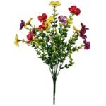 7 Heads 35 Mesh Eucalyptus Violet White 21 Bunches - Image 8