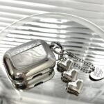 Electroplated 3D Heart + Bracelet Apple AirPods 1/2 - Image 5