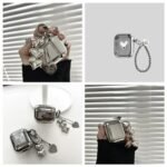 Electroplated 3D Heart + Bracelet Apple AirPods 1/2 - Image 6
