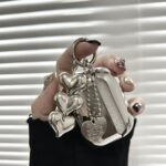Electroplated 3D Heart + Bracelet Apple AirPods 1/2 - Image 9