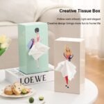 Fresh Avocado Green Princess Tissue Box Holder - Image 4