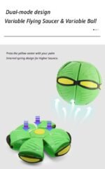 Frisbee Deformation Ball - green + No Light VersionÃ—5 - Image 4