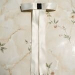 Magnetic Bow Hair Claw Clip White - Image 7
