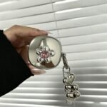 Pink Framed Heart Plated Case + 3 Heart Pendants AirPods 4 - Image 10