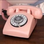 Wireless Bluetooth Desk Phone Style 1-Magenta - Image 6