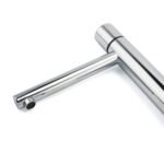 WELS 6L/min Tall Basin Mixer Vanity Sink Bubble Faucet Tap Laundry Chrome Round - Image 4