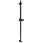 Matt Black Solid Brass 850mm Long Sliding Rail Bar Swivel Handheld Shower Holder