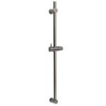 Gun Metal Grey Brass 850mm Long Sliding Rail Bar Swivel Handheld Shower Holder Bracket