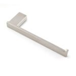 Brushed Nickel Bathroom Cubic Square Towel Rack Clothes Wall Mounted Holder Kit - Image 3