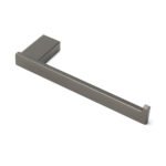 Gun Metal 304 Stainless Steel Square Towel Holder Rack Clothes Hook Kit Bathroom - Image 3