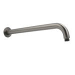 WELS Gun Metal Round 12" Rain Shower Head 400mm Straight Wall Mounted Arm Bath Set - Image 2
