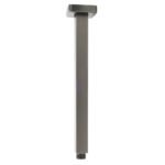 Gun Metal Square 10" Rainfall Shower Head 300mm Ceiling Dropper Arm Bath Set WELS - Image 2