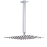 WELS 12" Rainfall Shower Head 300mm Ceiling Dropper Extension Arm Chrome Square Set