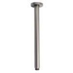 Gunmetal Round 300mm Brass Shower Arm Ceiling Mount Extension Dropper For Head