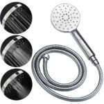 WELS Twin Shower Set Large Round 12" Rainfall Head 3 Modes Handheld Silde Rail + Mixer - Image 7