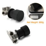 Matt Black Round Knob Concealed Shower Mixer Valve Hot Cold Water Switch Tap Kit - Image 3