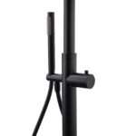 WELS Matte Black 316SUS Dual Shower Set Outdoor Bath System Rainfall 10" Head - Image 3