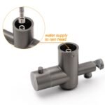 316 SUS WELS Gun Metal Twin Shower Handset Combo Outdoor Bath Rainfall 10" Head - Image 5