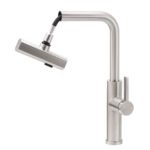 Brushed Nickel 3-Mode Kitchen Mixer Pull Out Down Sink Laundry Faucet Tap WELS - Image 4